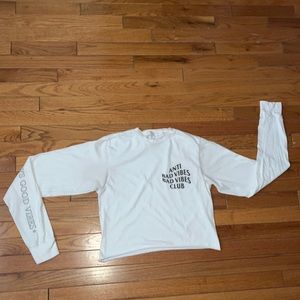 White Long Sleeve Top